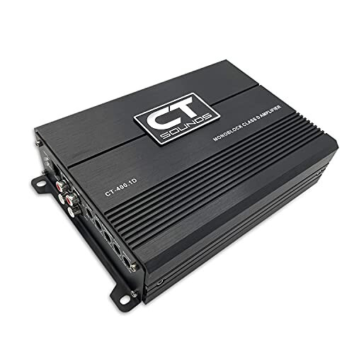 CT Sounds CT-400.1D Compact Class D Car Audio Monoblock Amplifier, 400 Watts RMS - 3