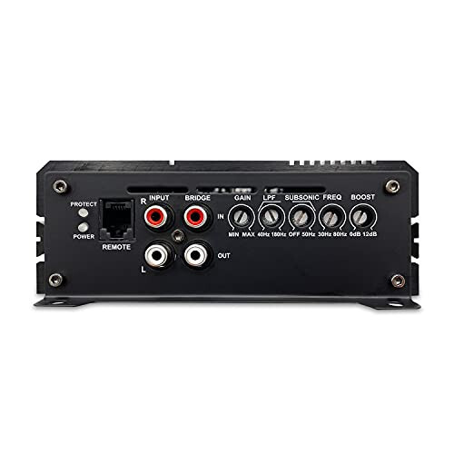 CT Sounds CT-400.1D Compact Class D Car Audio Monoblock Amplifier, 400 Watts RMS - 4