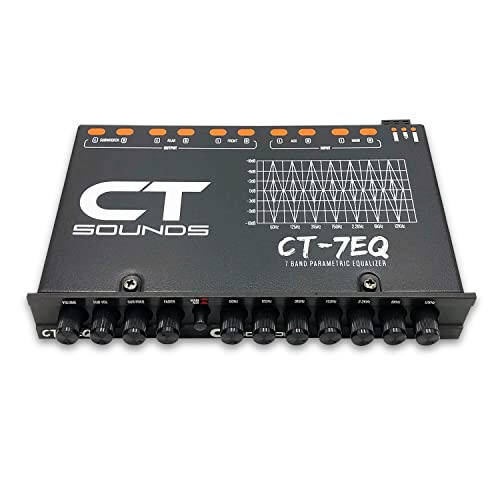 CT Sounds CT-7EQ 7 Band 1/2 Din Parametric Car Audio Equalizer - 2