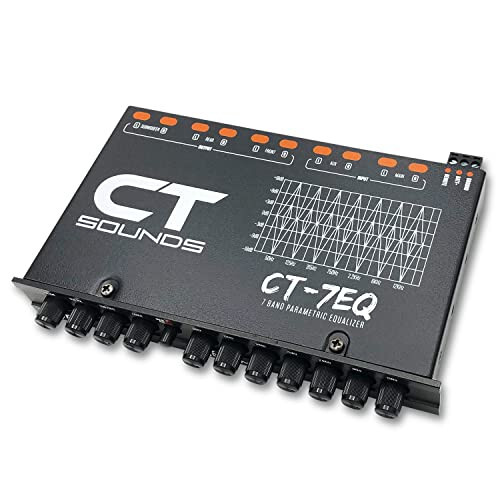 CT Sounds CT-7EQ 7 Band 1/2 Din Parametric Car Audio Equalizer - 4