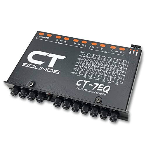 CT Sounds CT-7EQ 7 Band 1/2 Din Parametric Car Audio Equalizer - 4