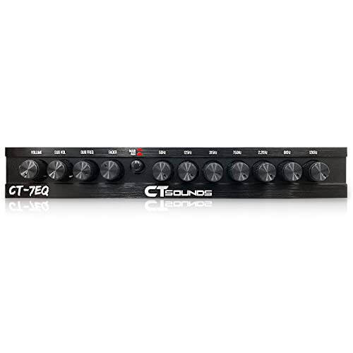CT Sounds CT-7EQ 7 Band 1/2 Din Parametric Car Audio Equalizer - 3