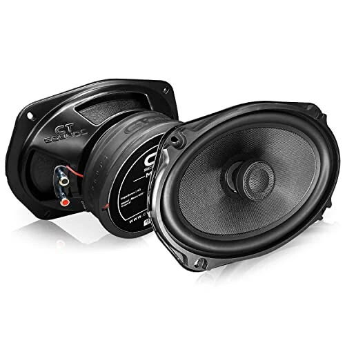 CT Sounds Meso 6x9” 400 Watt 2-Way Premium Coaxial Car Speakers, Pair - CT Sounds