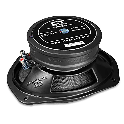 CT Sounds Meso 6x9” 400 Watt 2-Way Premium Coaxial Car Speakers, Pair - 5