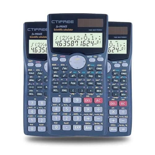 CTIFREE Bilimsel Hesap Makinesi FX-991MS Lise Ortaokul Matematik 401 Fonksiyon Hesap Makinesi - 1