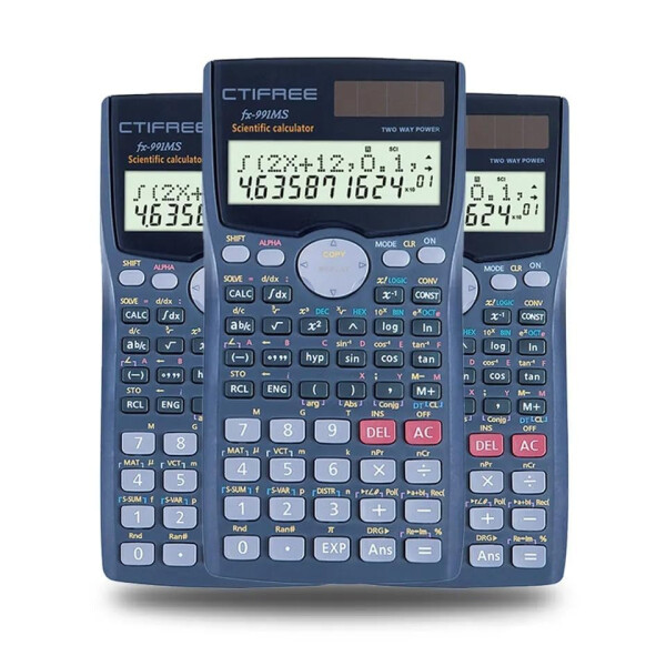 CTIFREE Bilimsel Hesap Makinesi FX-991MS Lise Ortaokul Matematik 401 Fonksiyon Hesap Makinesi - 2