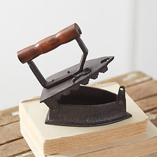 CTW Home Collection 370689 Vintage Inspired Iron Press, 5.75 inch Height, Cast Iron - 2