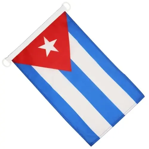 Cuba NAUTICAL Flag 18'' x 12'' - Cuban flags 30 x 45 cm. - Banner 12x18 in for boat - AZ FLAG - AZ FLAG (1)