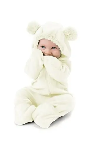 Cuddle Club Fleece Baby Bunting Bodysuit with Hood, Convertible Mittens & Booties, Car Seat Friendly, Soft & Warm, Easy Zip 
