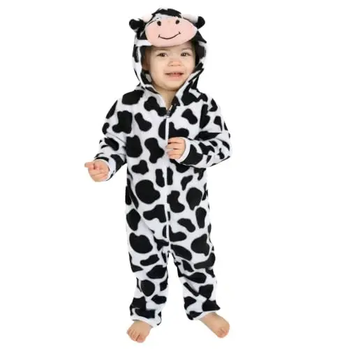 Cuddle Club Fleece Baby Bunting Bodysuit with Hood, Convertible Mittens & Booties, Car Seat Friendly, Soft & Warm, Easy Zip 