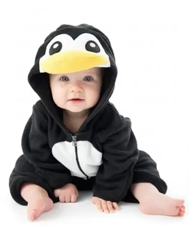 Cuddle Club Fleece Kapüşonlu, Dönüştürülebilir Eldivenler ve Patiklerle Bebek Tulumu Tulumu, Araba Koltuğu Dostu, Yumuşak ve Sıcak, Kolay Fermuarlı - 5