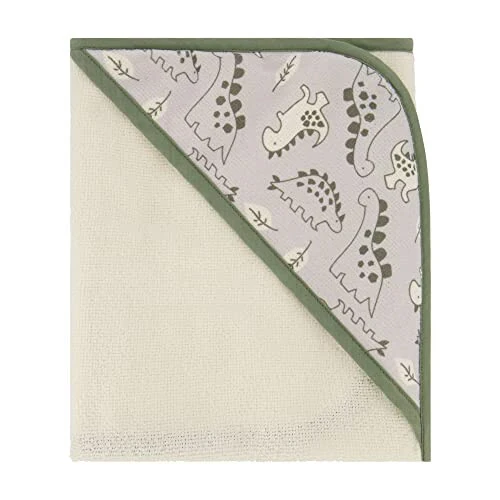 Cudlie Buttons & Stitches Chaqaloqlar uchun 3 dona rulon/kartochkalarda kaputli sochiqlar Dinozavr qichqirig'i bosib chiqarilgan (GS71721) - 15