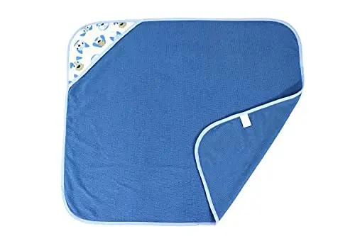 Cudlie Buttons & Stitches Baby Boy 3 Pack Rolled/Carded Hooded Towels in Dog Gone Cute Print, GS71722 - 5