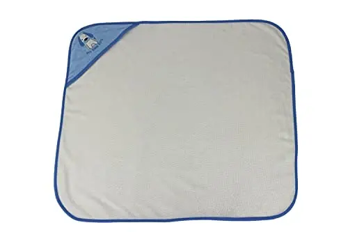 Cudlie Buttons & Stitches Baby Boy 3 Pack Rolled/Carded Hooded Towels in Dog Gone Cute Print, GS71722 - 6