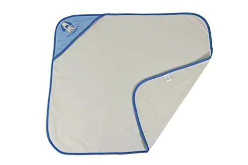 Cudlie Buttons & Stitches Baby Boy 3 Pack Rolled/Carded Hooded Towels in Dog Gone Cute Print, GS71722 - 7