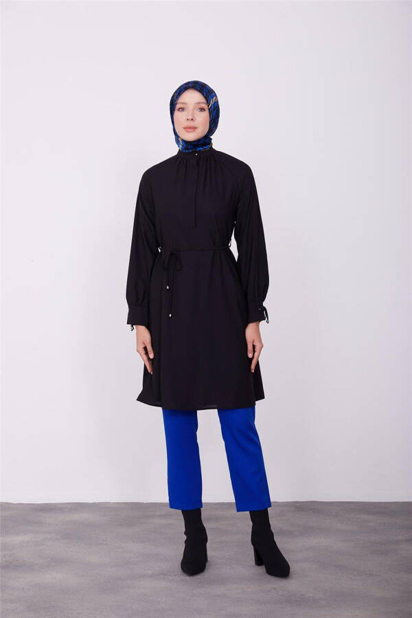 Cuffed Laced Tunic 23k4709 Black - 3