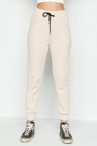 Cuffed Sweatpants 803 Cream - 9