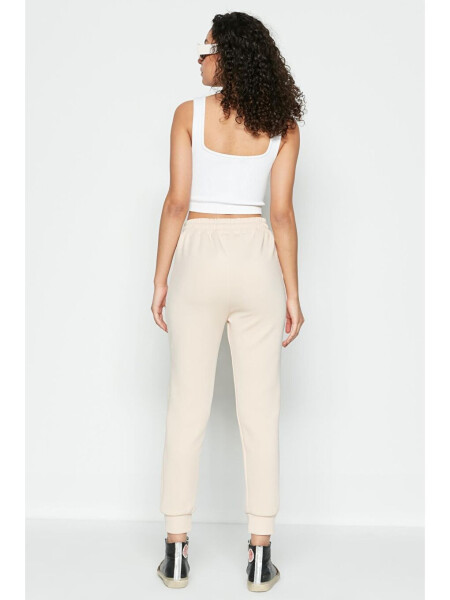 Cuffed Sweatpants 803 Cream - 5