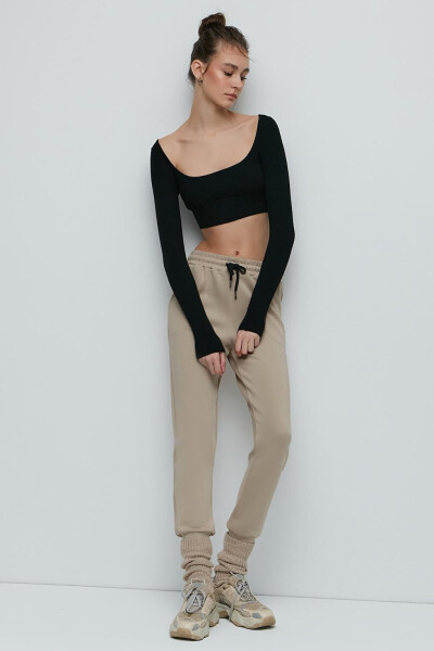 Cuffed Track Pants 803 Stone - 9