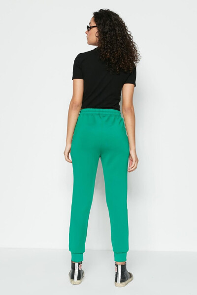 Cuffed Tracksuit Bottoms 803 Green - 15