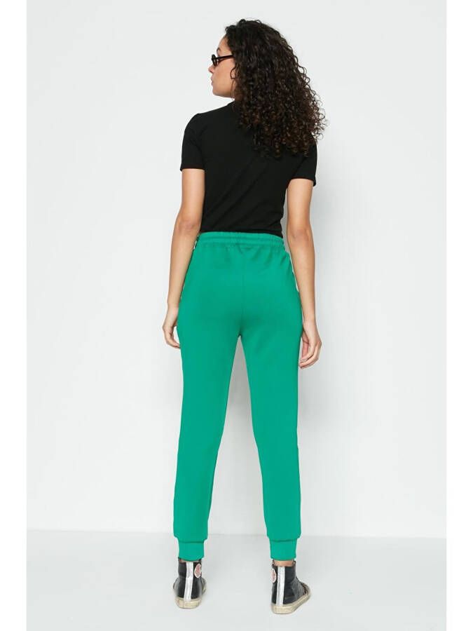 Cuffed Tracksuit Bottoms 803 Green - 10