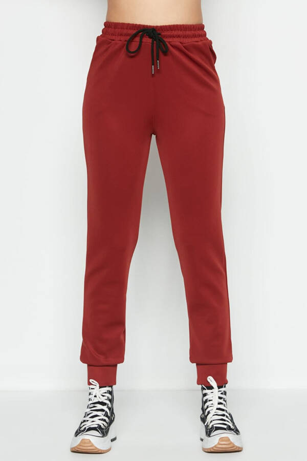 Cuffed Tracksuit Bottoms 803 Terracotta - 8