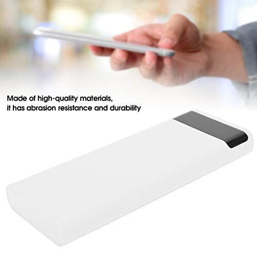 Cuifati Power Bank Kit, Lightweight 8 x Battery Storage Box Power Bank Kit DIY Portable Power Bank Jacking Accessory (White) - 2