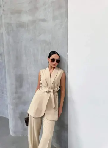 Cura Vest Pants Two Piece Set - 4