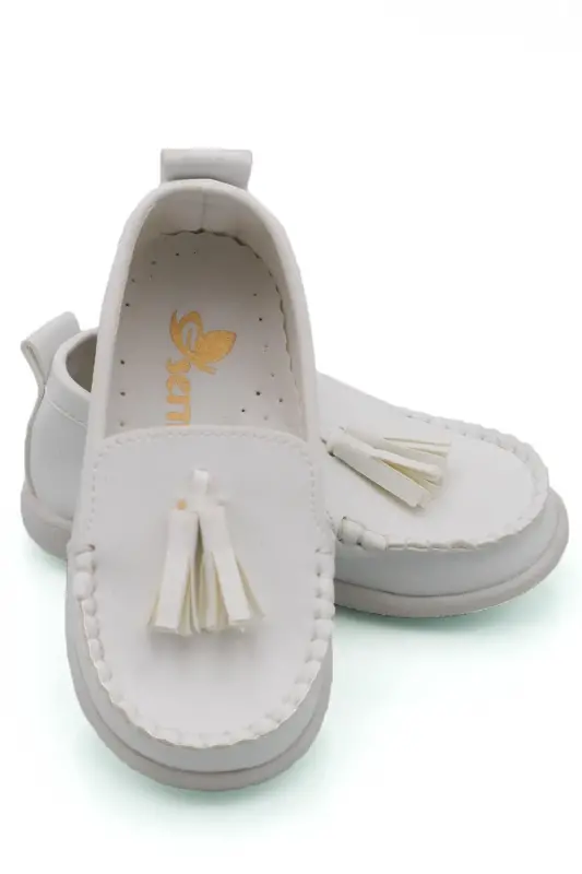 Curcik Bebek Tımberlant Beyaz - Beyaz - SERMODA