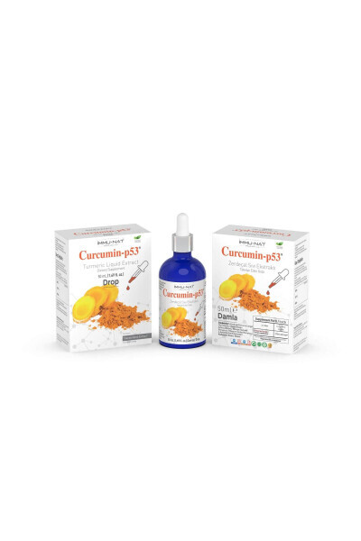 Curcumin P53 Zerdeçal Ekstrakti 50 ml Tomchi - İMMU-NAT (1)