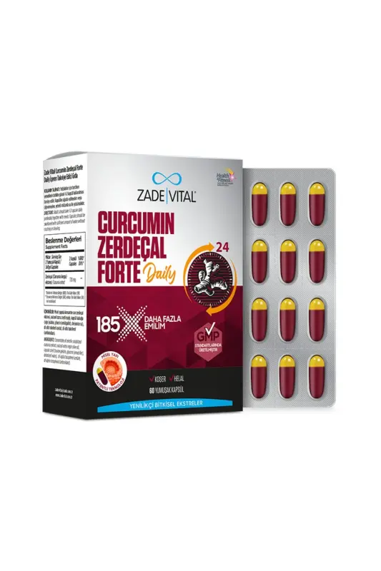 Curcumin Zedaçal Forte Daily 60 Мягкие Капсулы - 1