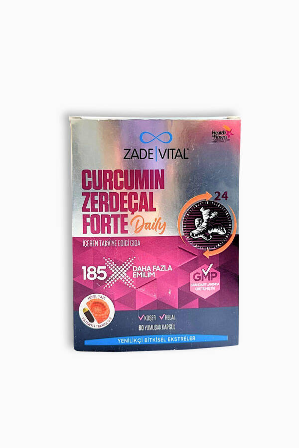 Curcumin Zedaçal Forte Daily 60 Soft Capsules - 1