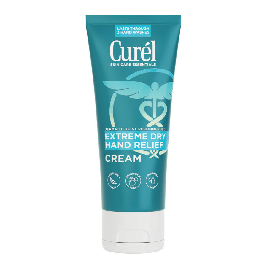 Curél Extreme Dry Hand Relief, Body Lotion, Dermatologist Recommended Moisturizer, 3 oz - 1