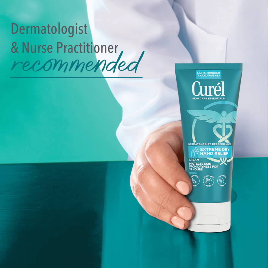 Curél Extreme Dry Hand Relief, Лосьон для тела, Увлажняющий крем, рекомендованный дерматологами, 3 унции - 6