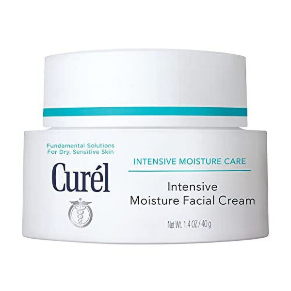 Curel Japanese Skin Care Intensive Face Moisturizer Cream, Face Lotion for Dry to Very Dry Sensitive Skin, For Women and Men, Anti-Aging Fragrance-Free Anti-Wrinkle Japanese Skin Care, 1.4 oz - 4