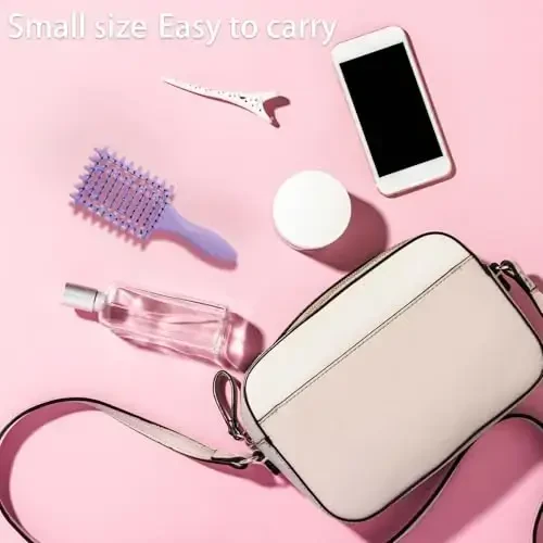 Curl Defining Brush,2024 Curly Hair Brush,Vented Hair Brush for Detangling, Shaping and Defining Curls For Women and Men Less Pulling (2Pcs Pink) - 4