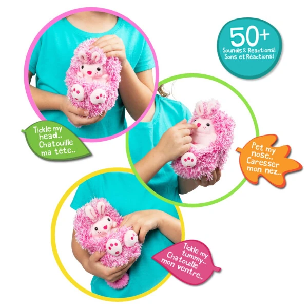 Curlimals Bibi The Bunny - Interactive, Animated, Talking, Giggling Toy Pet for Children Ages 3+ - 2