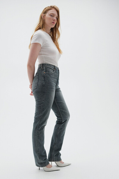 Curvy Fit Slim High Jeans - 1