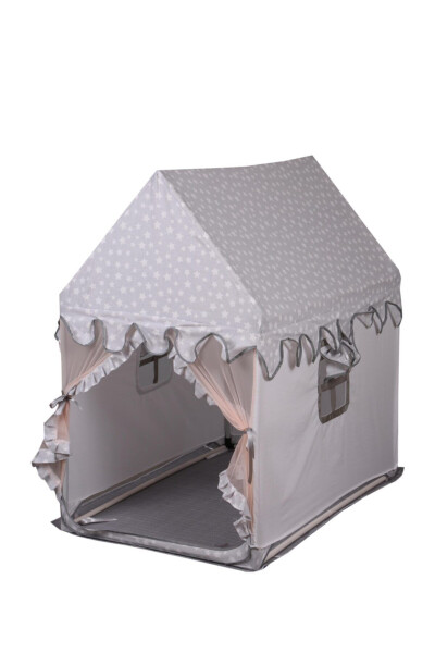 Cushioned Dream House Tent - Gray - ABBIE