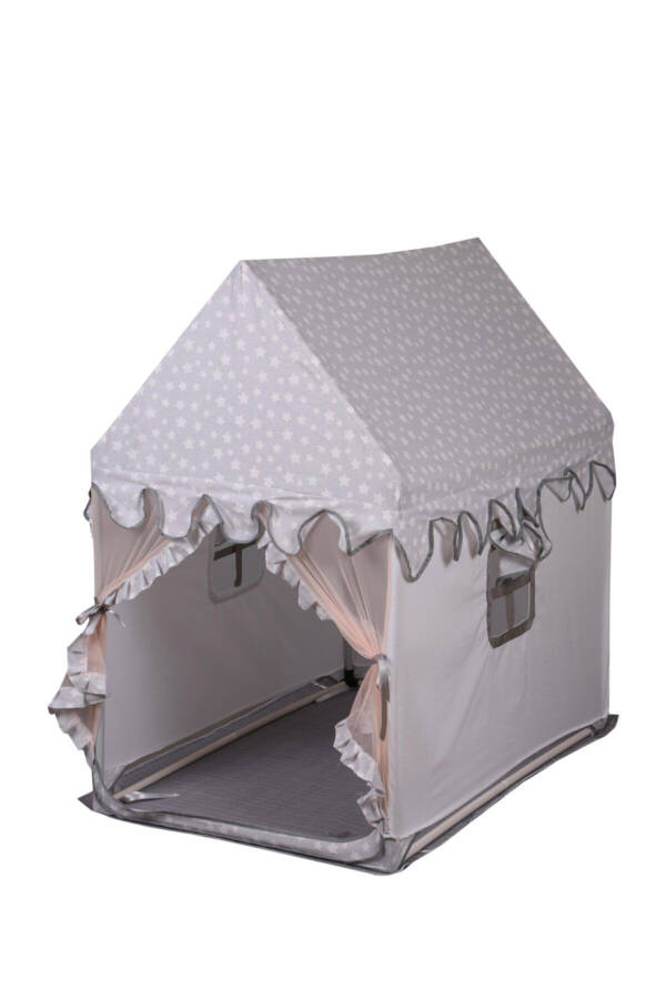 Cushioned Dream House Tent - Gray - 1