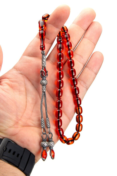 Custom Design Tasbih, Quality Tesbih, Fire Amber Tesbih - 2