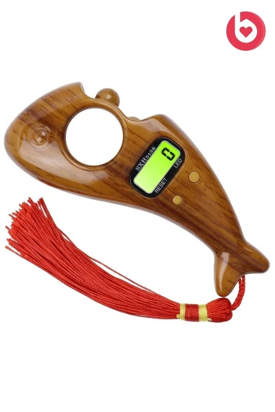 Custom designed, light brown wooden prayer beads. - DIJITAL (1)