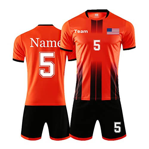 Custom Jersey Soccer for Men Women Soccer Uniforms for Kids with Name Team Number Logo - 7