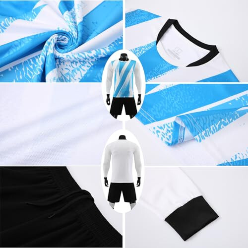 Custom Soccer Goalie Jersey Youth Adults Personalized Goalkeeper Jersey Goalkeeper Uniform Set for Men Women - 4