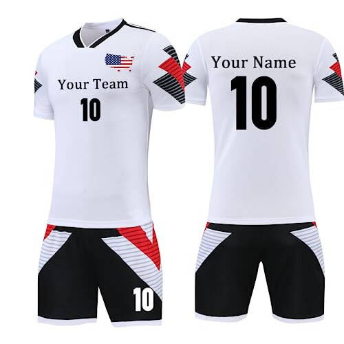 Custom Soccer Jersey for Men Women Personalized Soccer Uniforms for Kids/Adults with Name Number Team Logo - 1