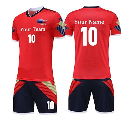 Custom Soccer Jersey for Men Women Personalized Soccer Uniforms for Kids/Adults with Name Number Team Logo - 1