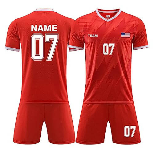 Custom Soccer Jerseys for Men Women Customizable Soccer Jersey for Kids Adults - 1