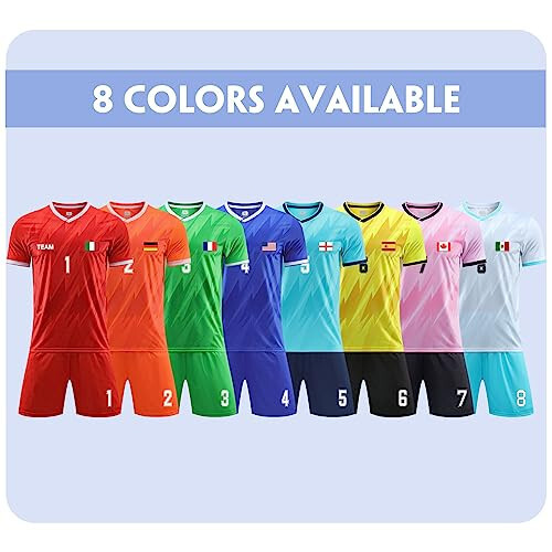 Custom Soccer Jerseys for Men Women Customizable Soccer Jersey for Kids Adults - 5