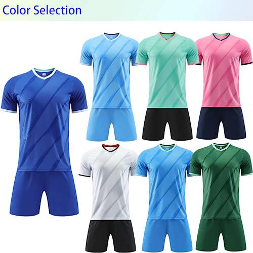 Custom Soccer Jerseys Personalized Soccer Jerseys Print Any Name Logo and Number for Man Woman Youth - 5