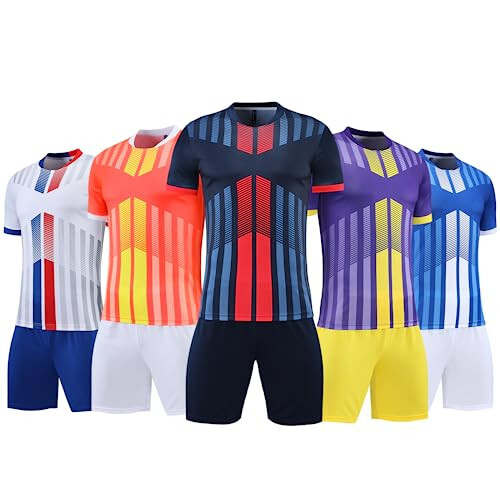 Custom Soccer Shirts and Shorts for Kids Adults Youth Soccer Jerseys for Team Uniforms with any Name Number Logo - 3